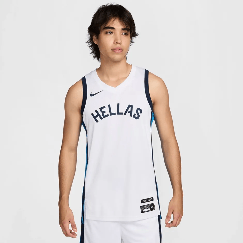 Ανδρική Εμφάνιση Μπάσκετ Λευκή - Nike Greece Limited Road Home